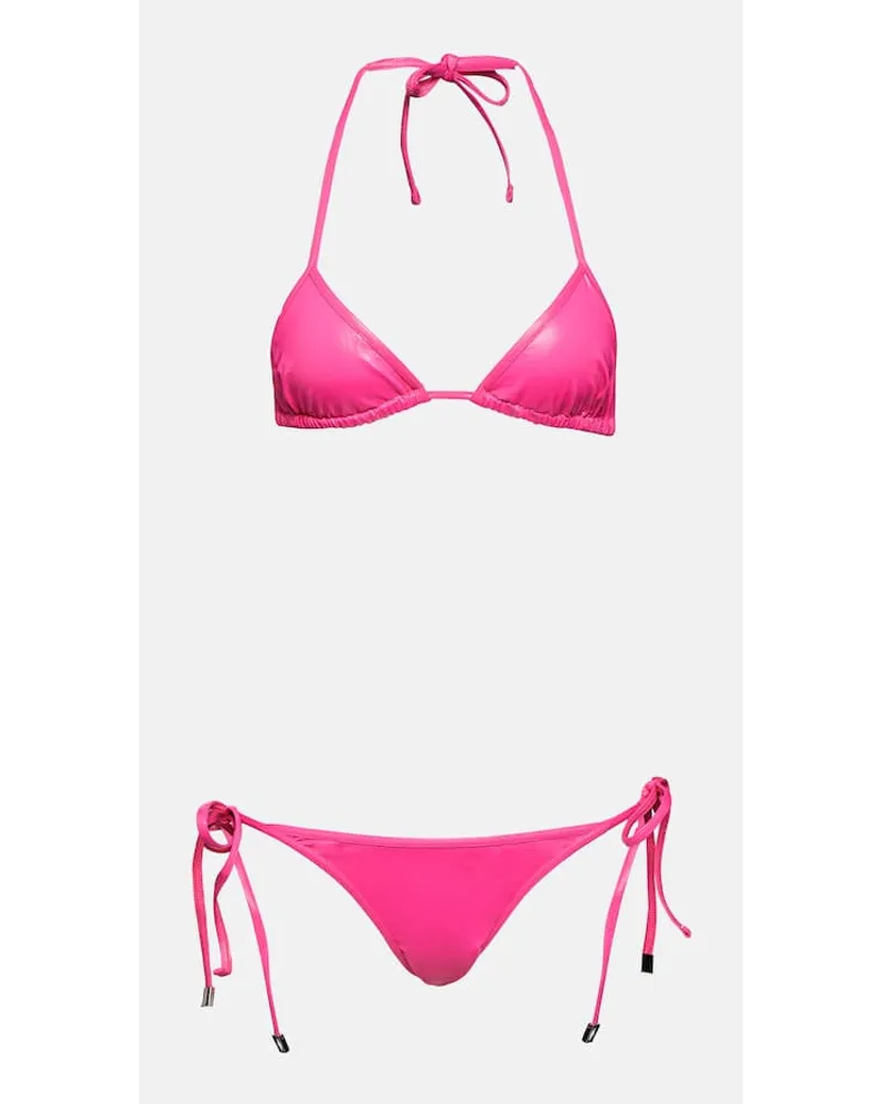 ATTICO Triangel-Bikini Pink