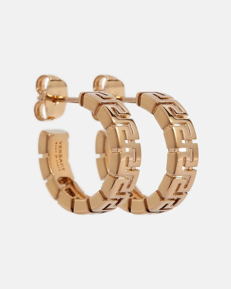 Versace Ohrringe Greca Gold