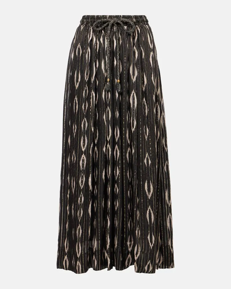 Isabel Marant Bedruckter Midirock Samila Multicolor