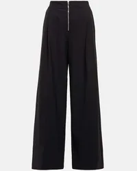 Proenza Schouler High-Rise-Hose aus einem Wollgemisch Schwarz