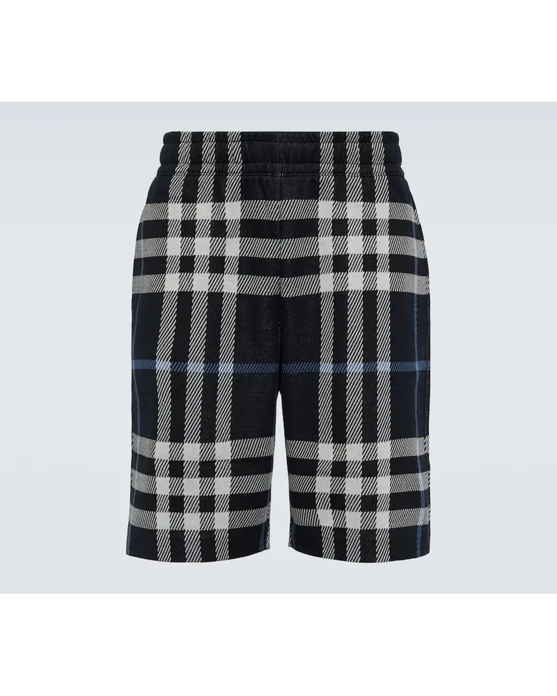 Burberry Shorts aus Baumwolle Blau