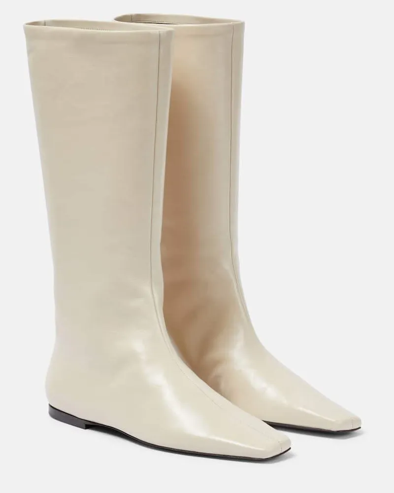 The Row Stiefel Bette aus Leder Weiã