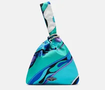 Henkeltasche Emilio Orchidee aus Seiden-Twill