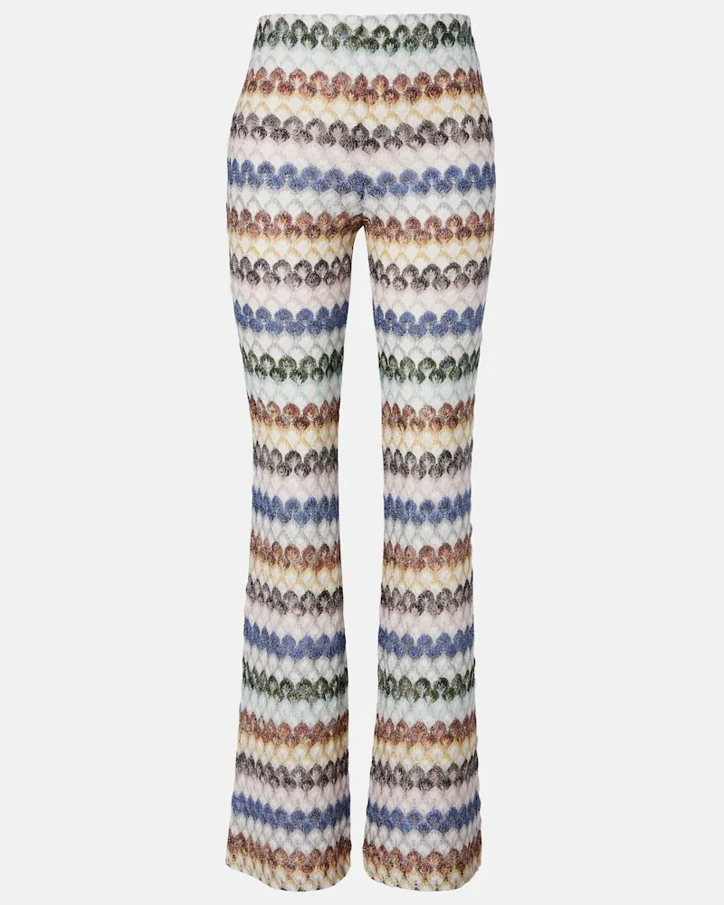 Missoni Schlaghose aus Lamé Multicolor