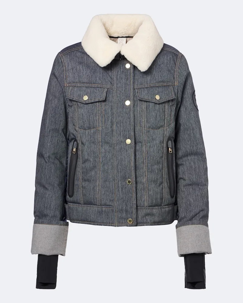 Bogner Skijacke Dena aus Denim Blau