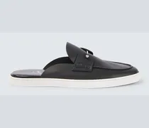 Slippers Chanme aus Leder