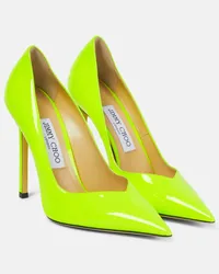 Jimmy Choo Pumps Casse 110 aus Lackleder Gelb