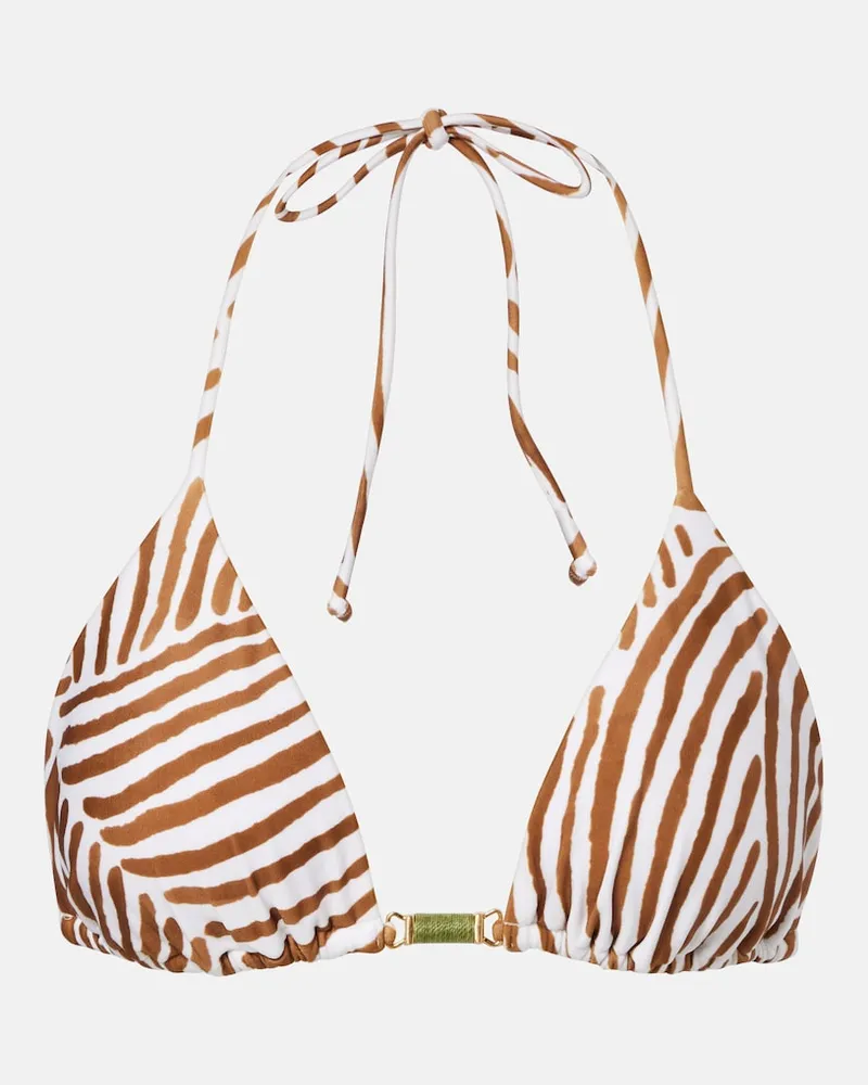 ViX Bikini-Oberteil Pam Tri Weiß
