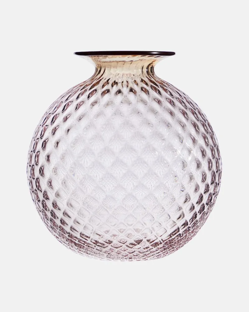 Venini Vase Monofiori Balloton Rosa