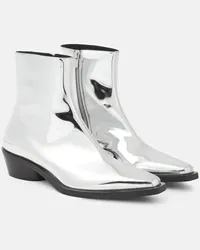 Proenza Schouler Ankle Boots Bronco Silber