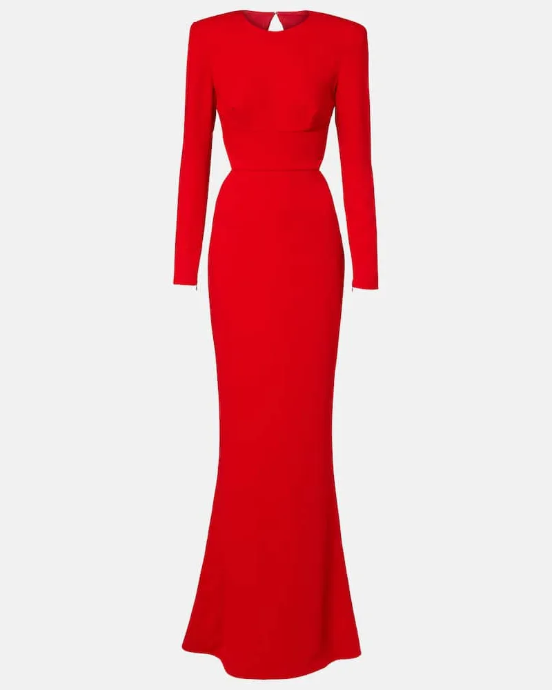Stella McCartney Robe aus Crêpe Rot
