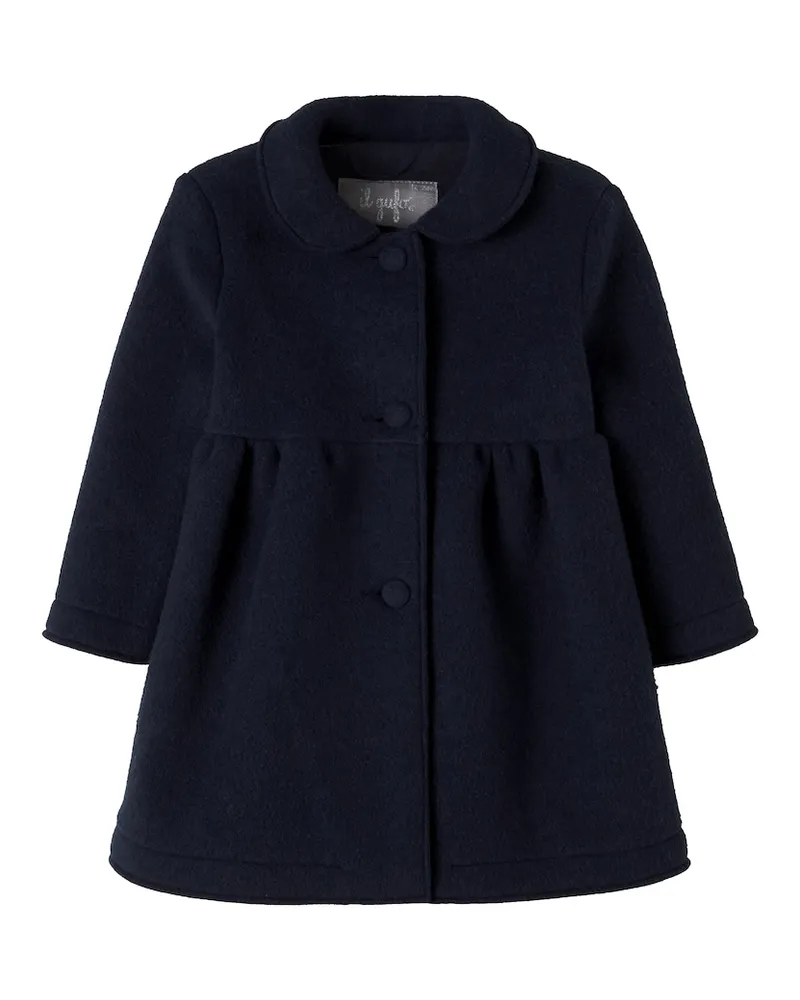 Il Gufo Baby Mantel Blau