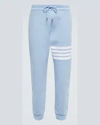 Thom Browne Jogginghose 4-Bar aus Baumwolle Blau