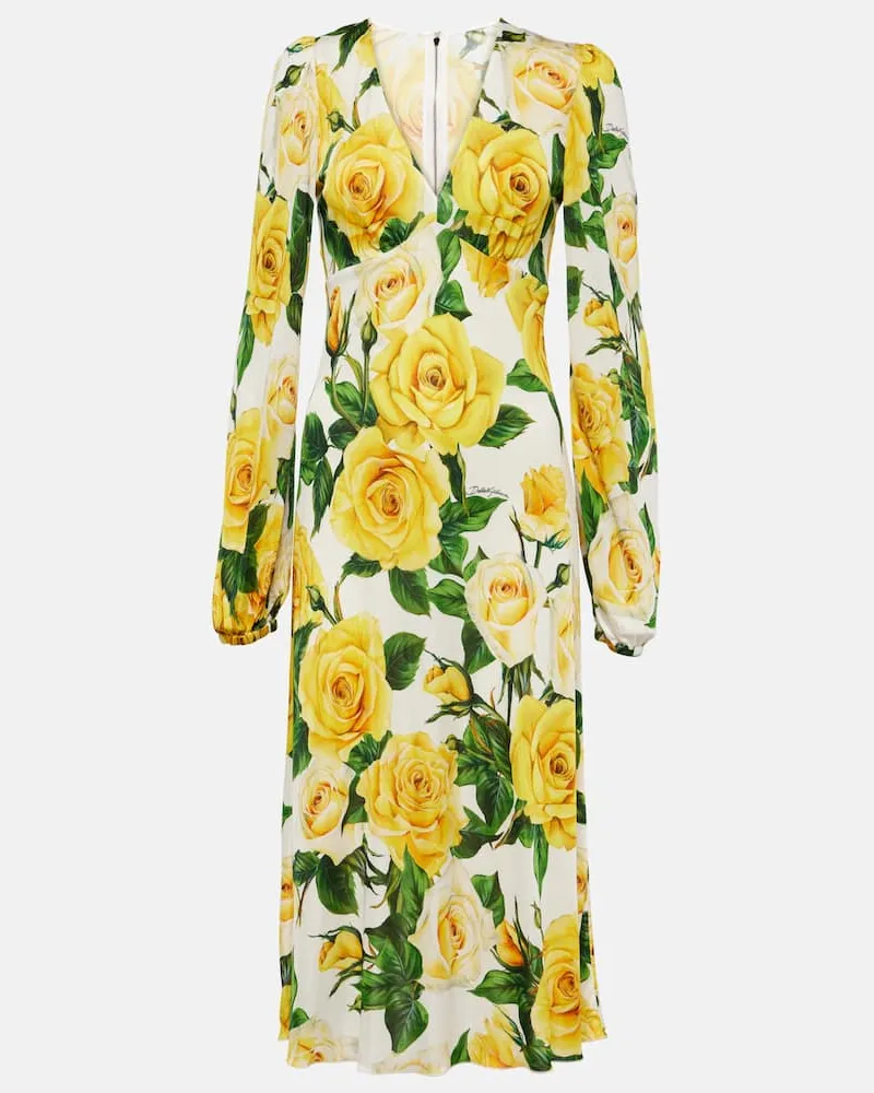 Dolce & Gabbana Midikleid Weiß