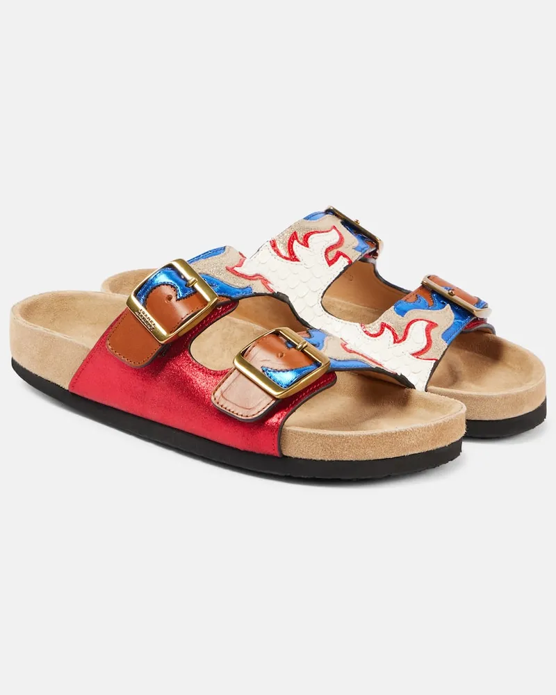 Isabel Marant Sandalen Lelik aus Leder Multicolor