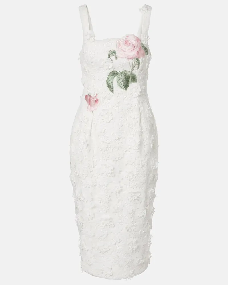 LEO LIN Bridal Midikleid Larissa aus Spitze Weiß