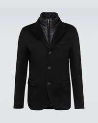 Herno Blazer aus Kaschmir Schwarz