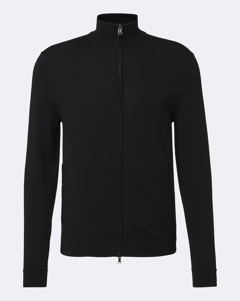 Bogner Skijacke Oscar aus Schurwolle Schwarz