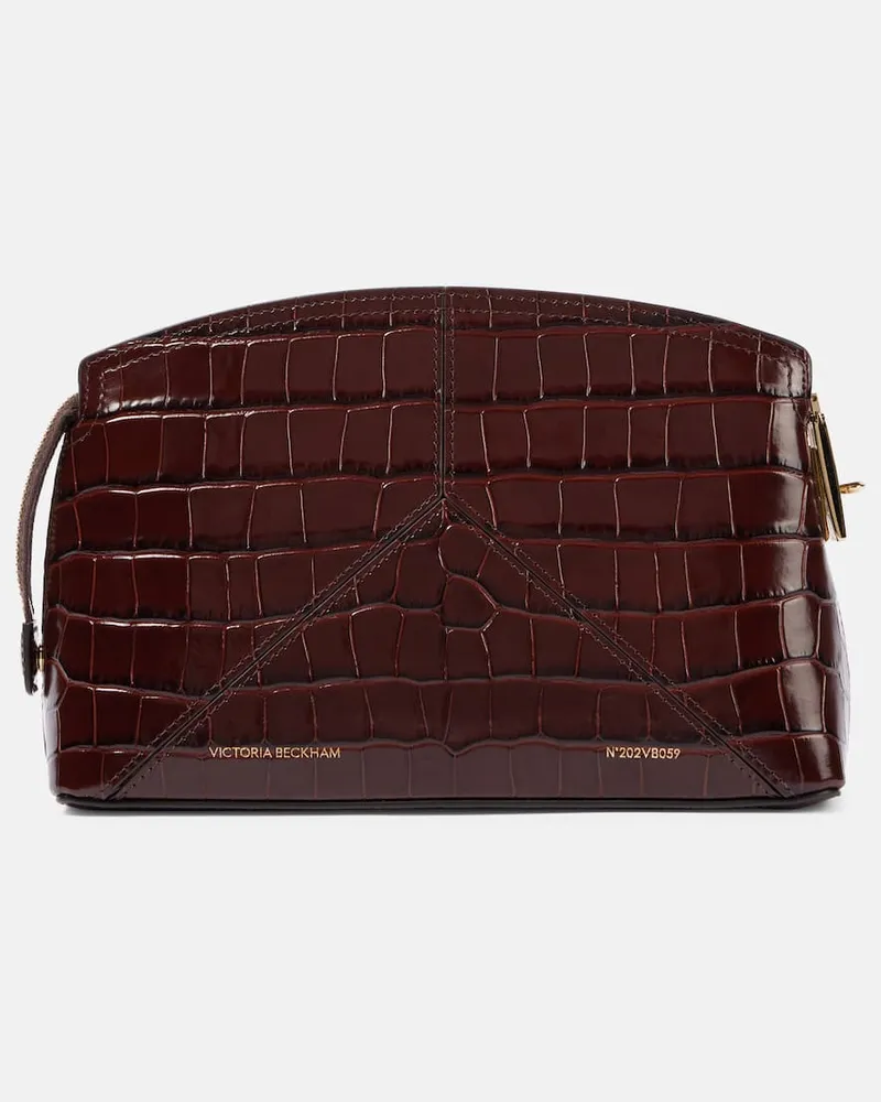 Victoria Beckham Schultertasche Victoria aus Leder Braun