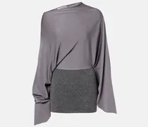 Minikleid Slouchy aus Jersey