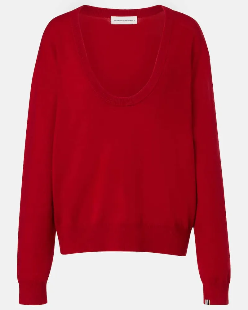 extreme cashmere Pullover Jacop aus einem Kaschmirgemisch Rot