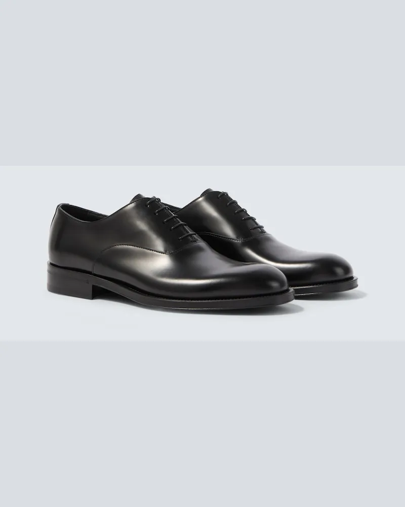 Canali Oxford-Schuhe aus Leder Schwarz