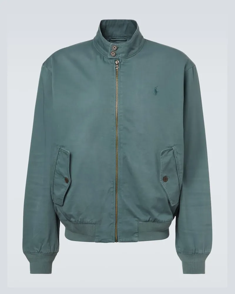 Ralph Lauren Blouson Bedford aus Baumwolle Grün