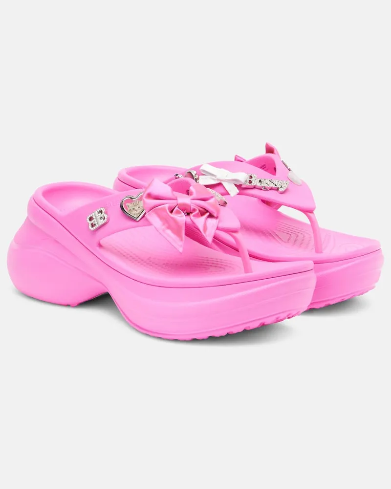Balenciaga X Crocs Sandalen Jibbitz Rosa