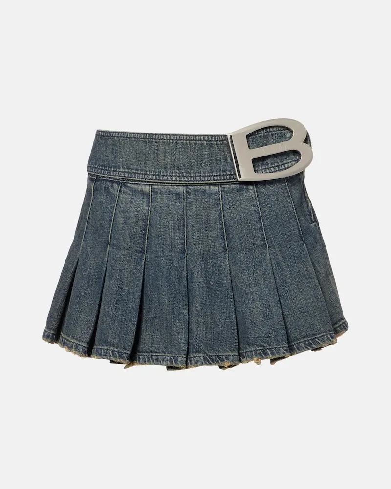 Balenciaga Jeansrock Blau