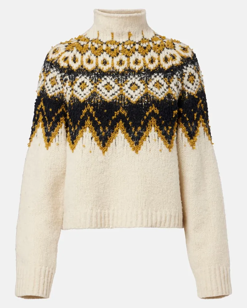 Proenza Schouler Rollkragenpullover Lizzy aus Baumwolle Weiß