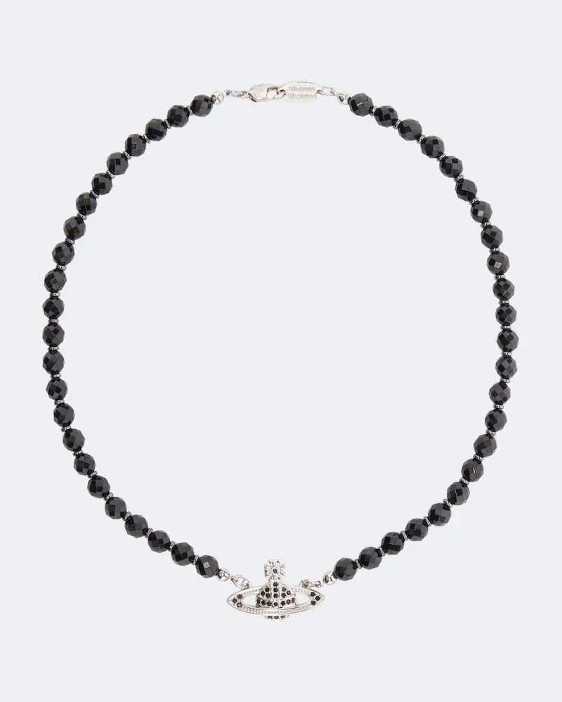 Vivienne Westwood Verzierter Choker Messaline Schwarz