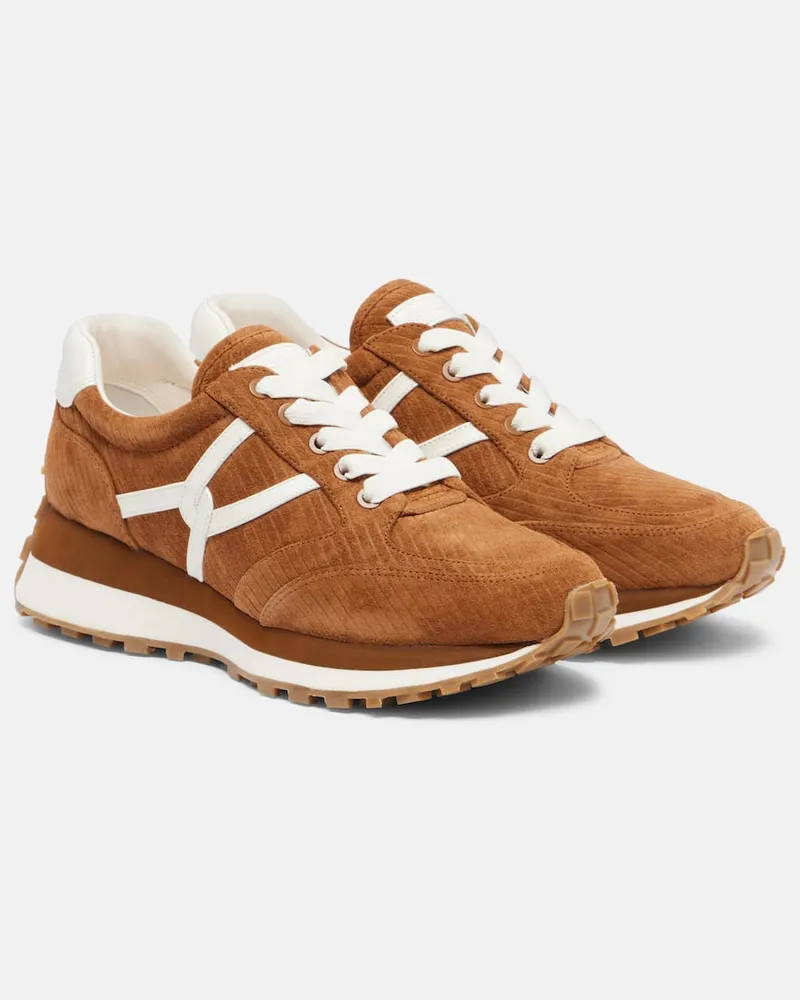 Veronica Beard Sneakers Valentina aus Cord Braun