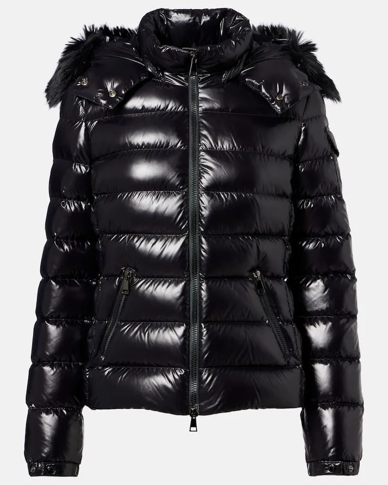 Moncler Daunenjacke Badyf mit Faux Fur Schwarz