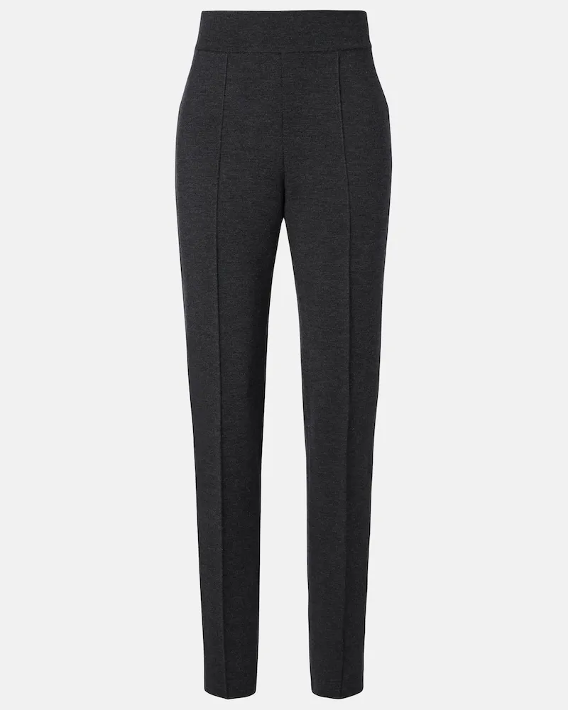 Alaïa Alaïa Hose aus Strick Grau