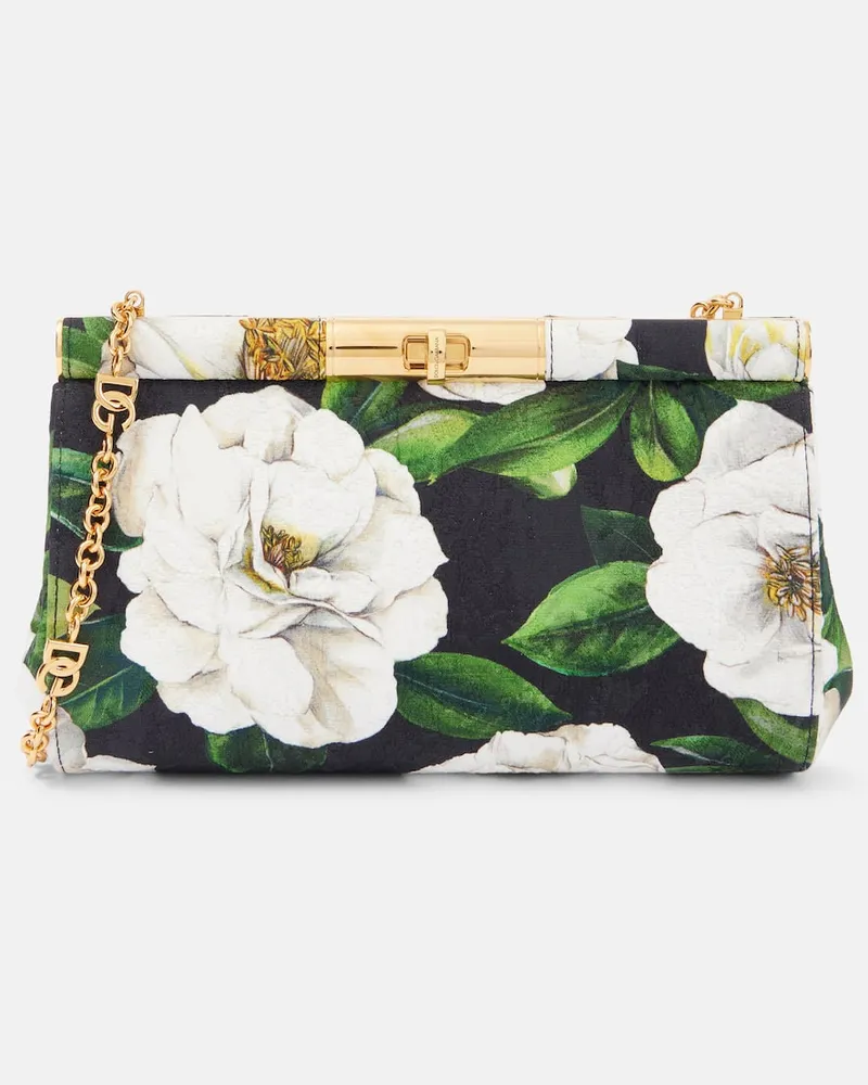 Dolce & Gabbana Clutch Marlene aus Brokat Multicolor
