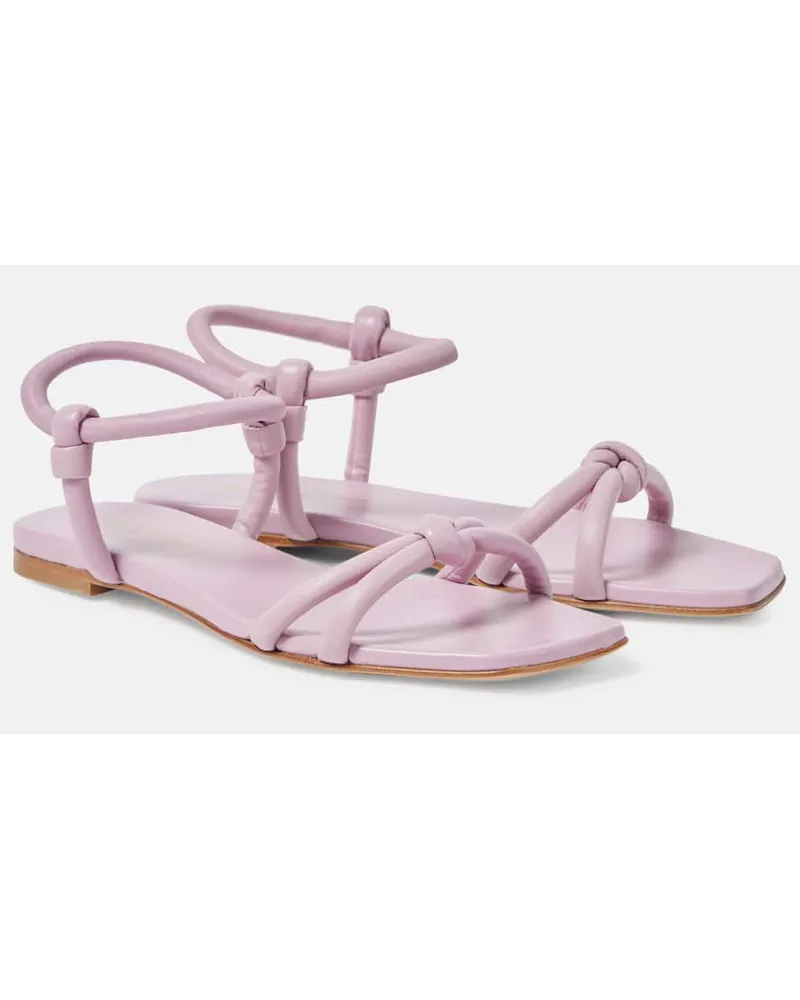 Gianvito Rossi Sandalen Juno 05 aus Leder Pink