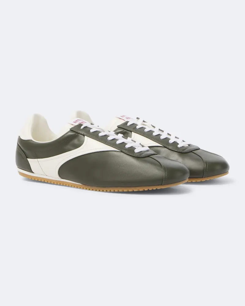 Bottega Veneta Sneakers Shot aus Leder Grün