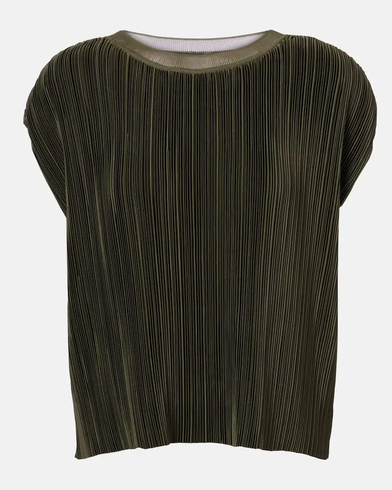 Joseph Top Cedre aus Satin Grün