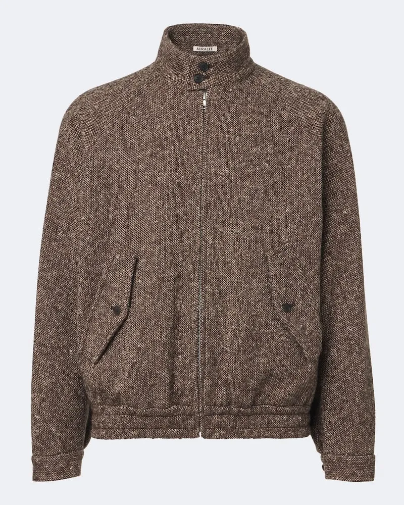 AURALEE Jacke aus Wolle Braun