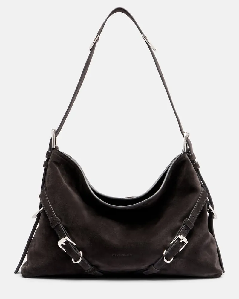 Givenchy Schultertasche Voyou Medium Grau