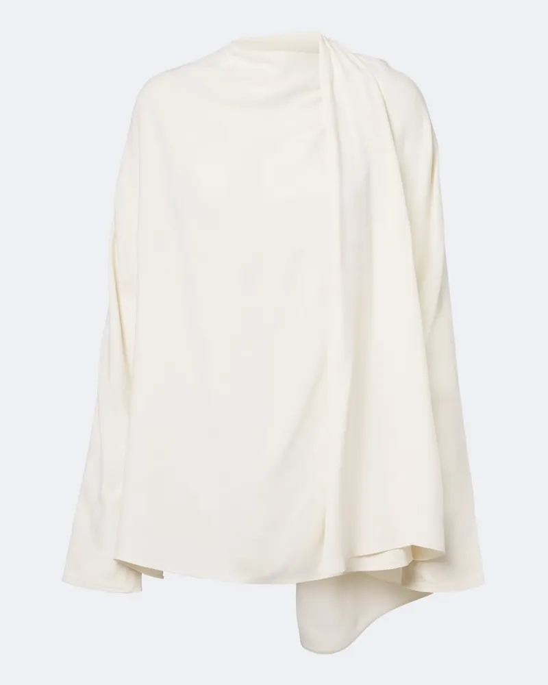 Totême Bluse aus Cady Weiß