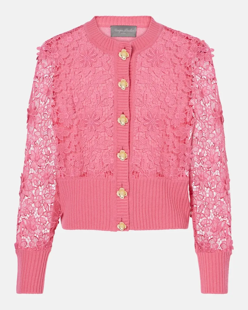 Monique Lhuillier Cardigan Pink
