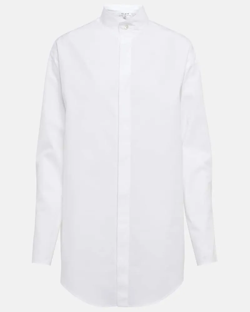 Alaïa Alaïa Hemd aus Baumwolle Weiß