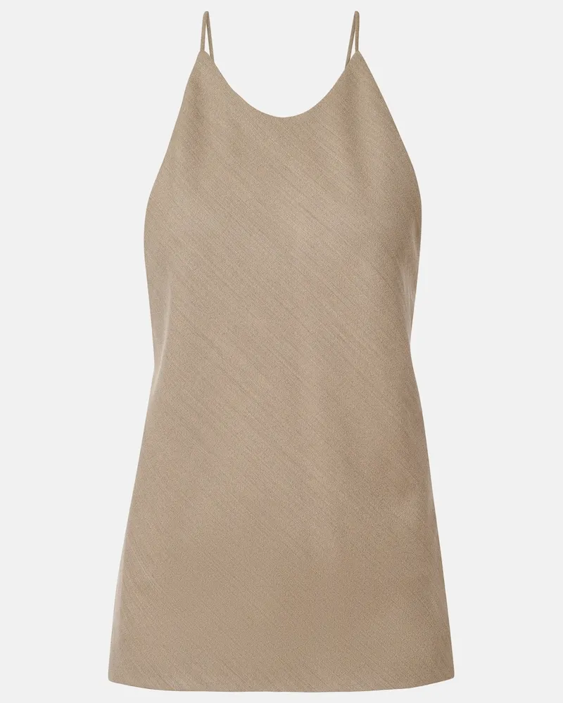 Calvin Klein Top Eric aus einem Wollgemisch Grau