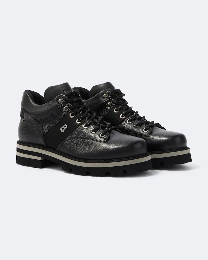 Bogner Schnürstiefel Courchevel aus Leder Schwarz