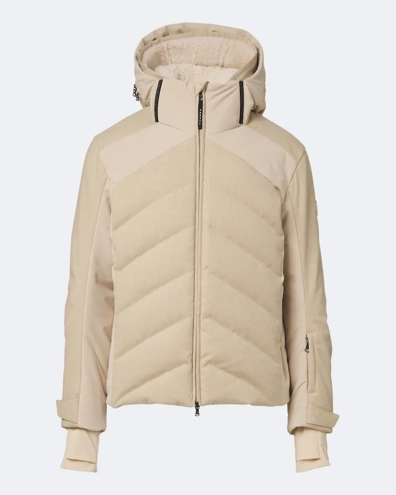Bogner Skijacke Flann aus Flanell Beige