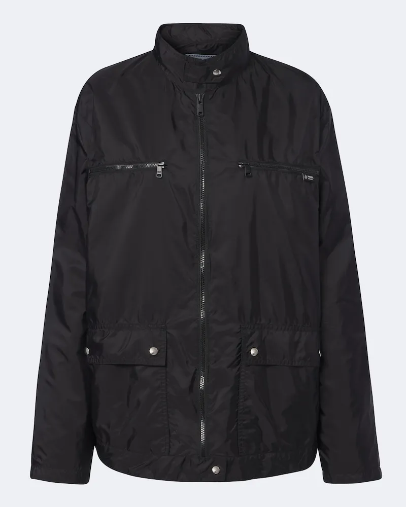 Prada Jacke aus Re-Nylon Schwarz