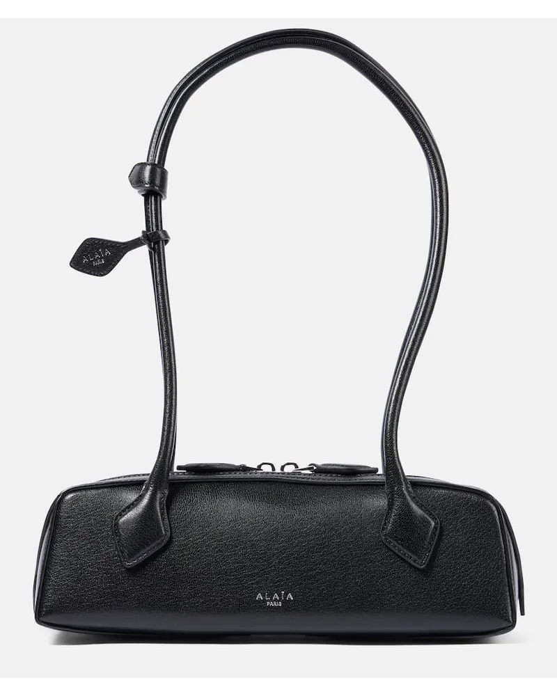 Alaïa Alaia Schultertasche Le Teckel Small aus Leder Schwarz