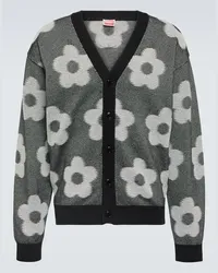 Kenzo Cardigan Flower Spot aus Baumwolle Schwarz