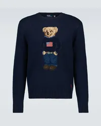 Ralph Lauren Pullover aus einem Baumwollgemisch Blau